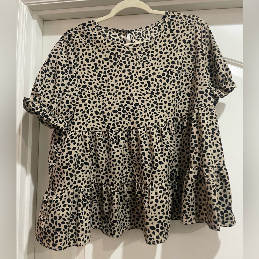 Leopard blouse